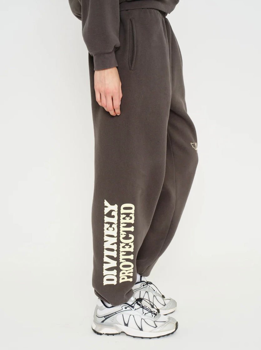 Mayfair Divinely Protected Charcoal Sweatpant - eloise boutique