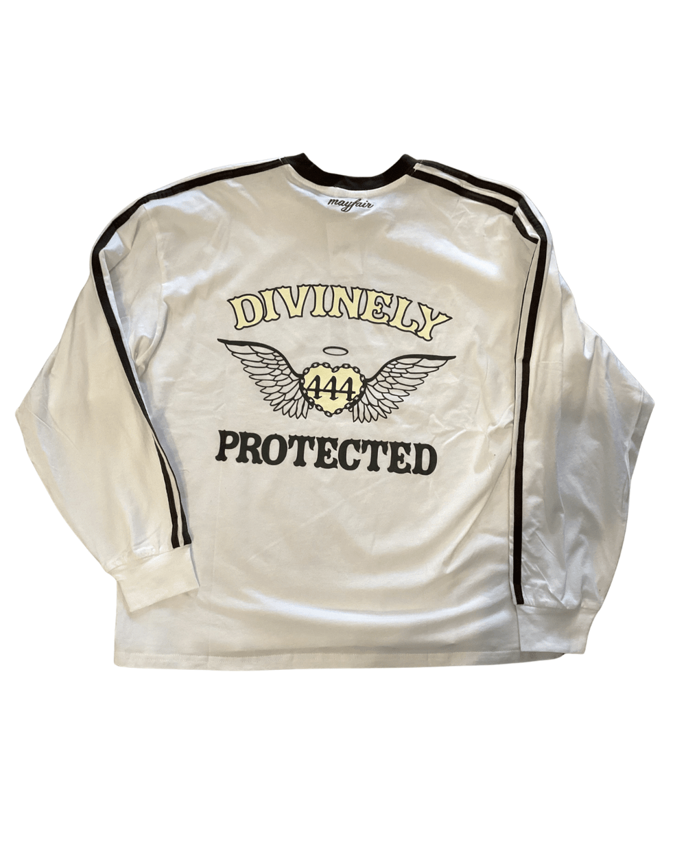 Mayfair Divinely Protected Long Sleeve Graphic T-Shirt - eloise boutique