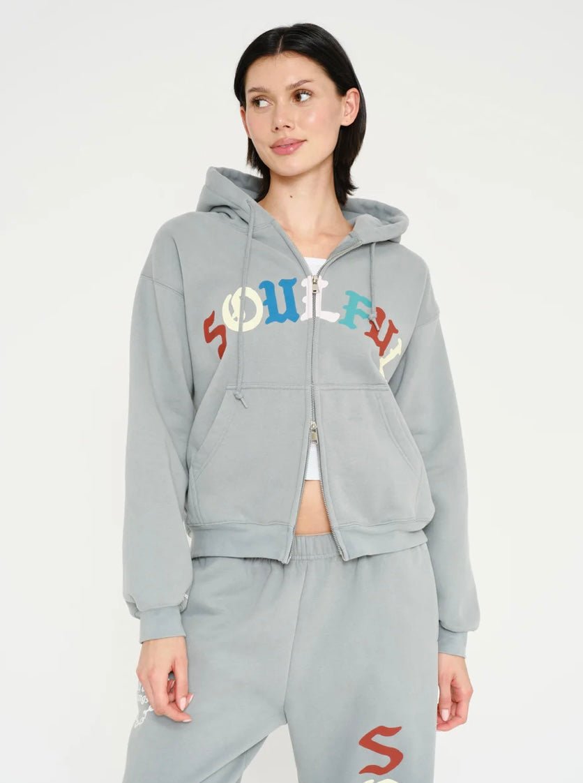 Mayfair Soulful Two - Way Zip - Up Hoodie - eloise boutique