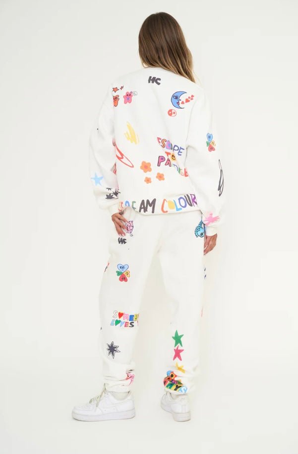 Mayfair x I Scream Colour Somebody Loves You Sweatpants - eloise boutique
