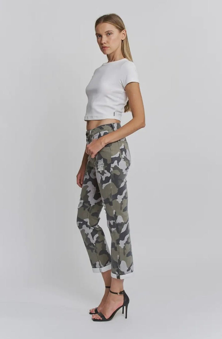 Mica High Rise Camo Crop - eloise boutique