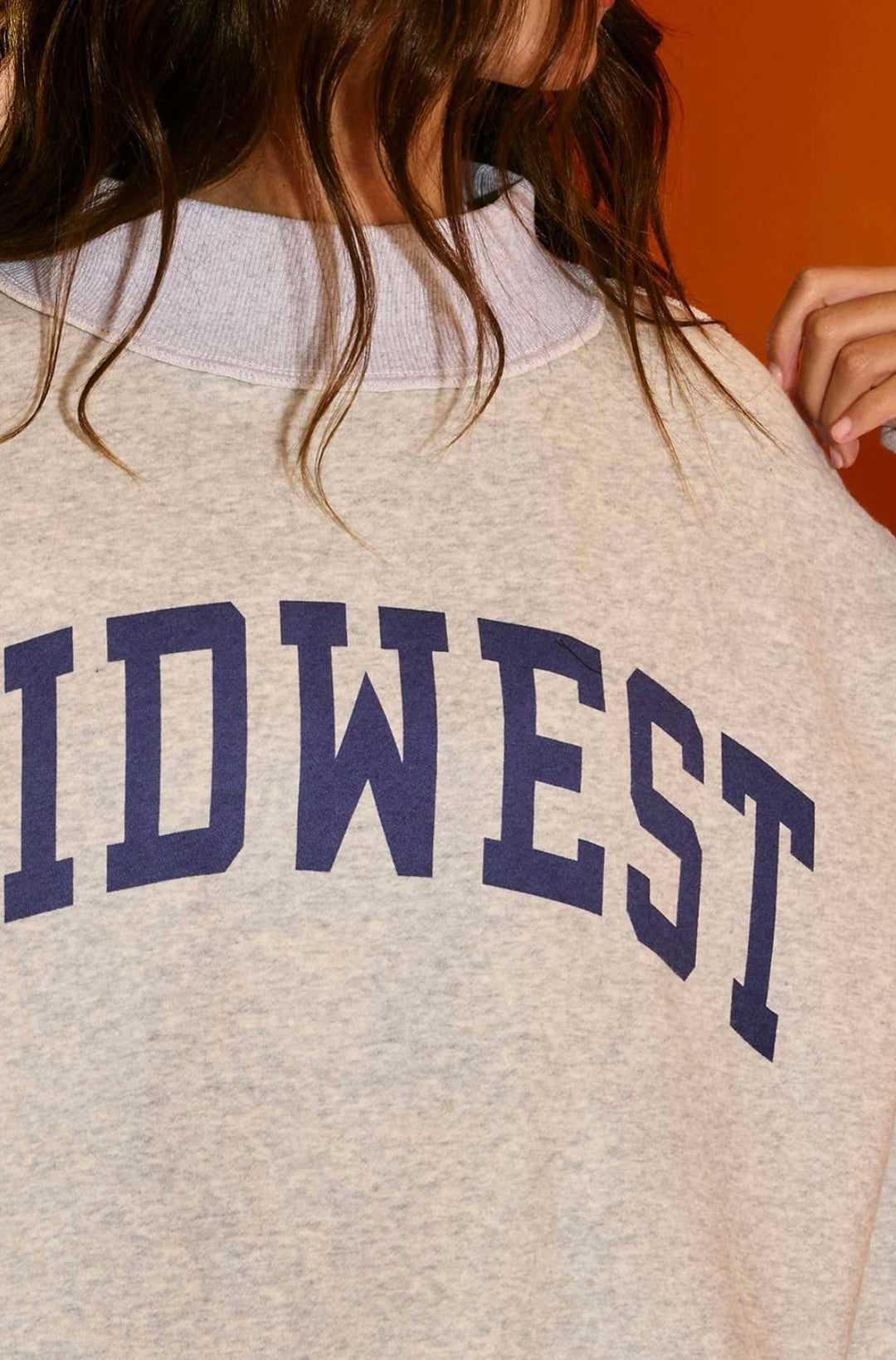 Midwest Mockneck Sweatshirt - eloise boutique