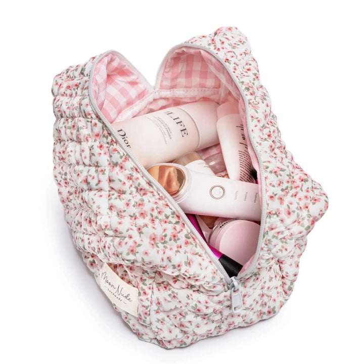 Moon Nude Peony Large Makeup Bag - eloise boutique