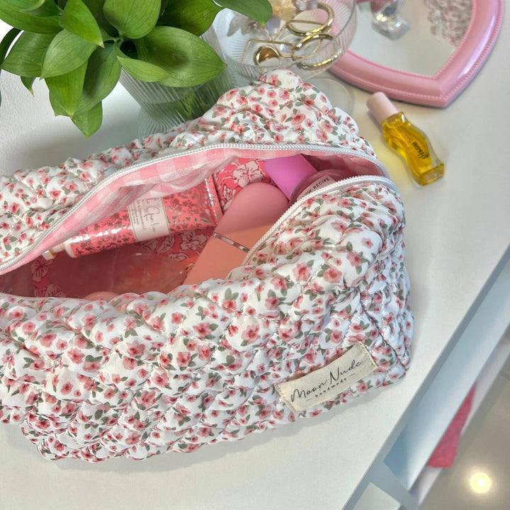 Moon Nude Peony Large Makeup Bag - eloise boutique