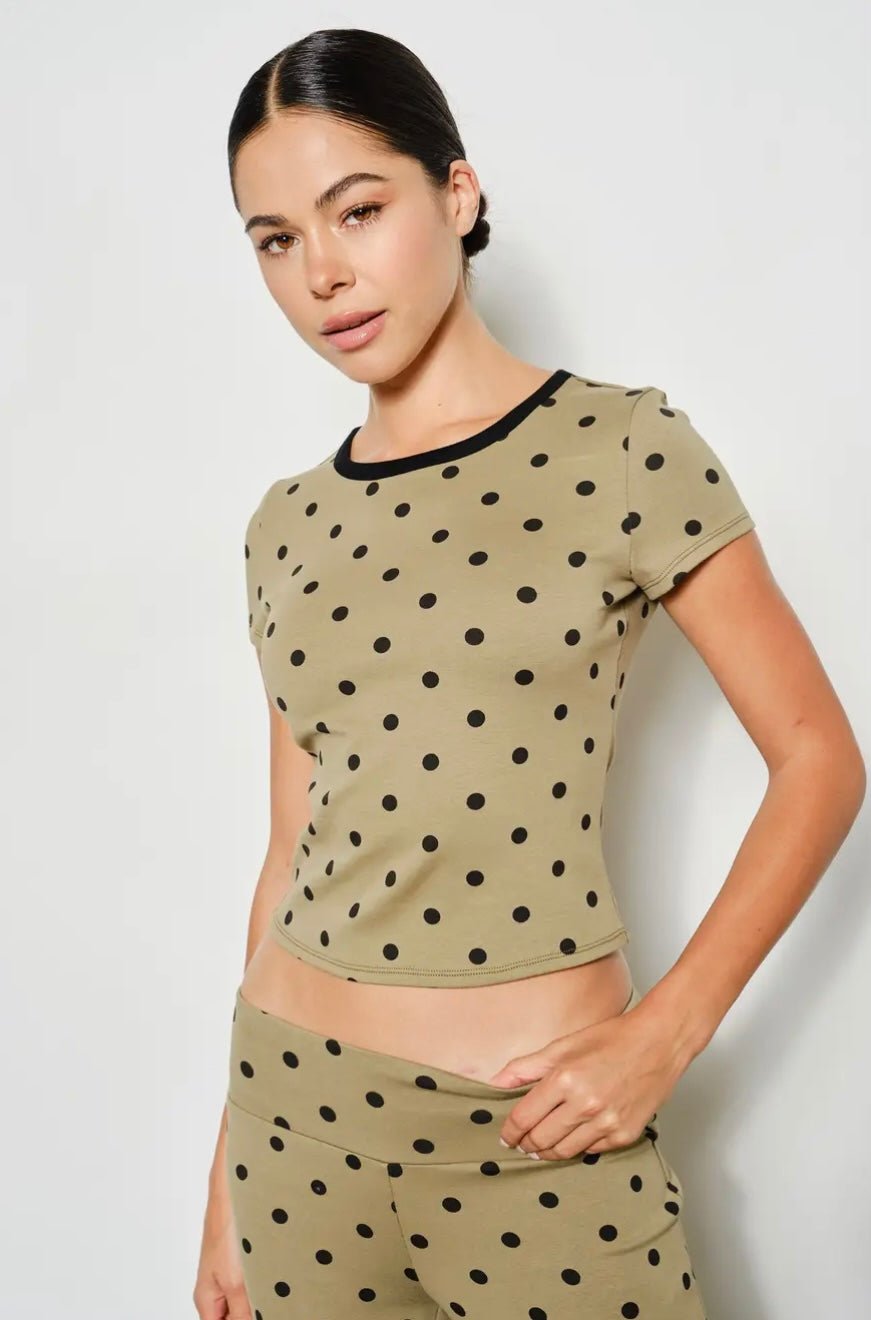 Moss Mod Polka Dot Set - eloise boutique