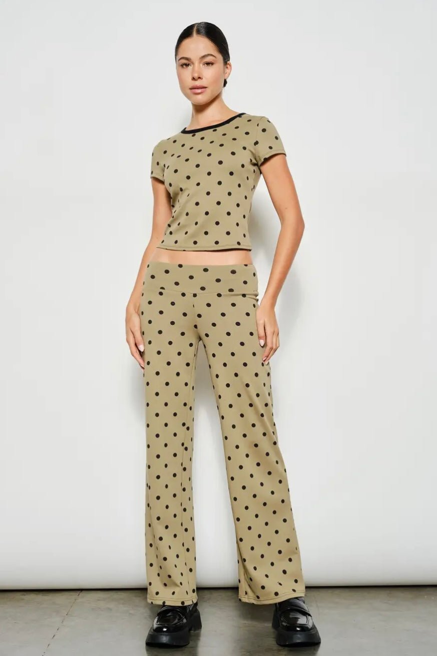 Moss Mod Polka Dot Set - eloise boutique
