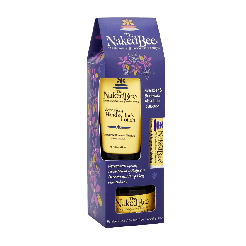 Naked Bee Gift Set - Lavender & Beeswax Absolute - eloise boutique