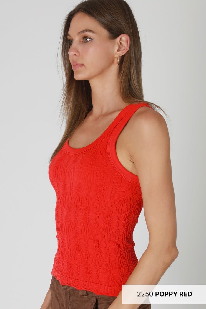 NIKIBIKI Reversible Lace Textured Tank Top - ONE SIZE - eloise boutique