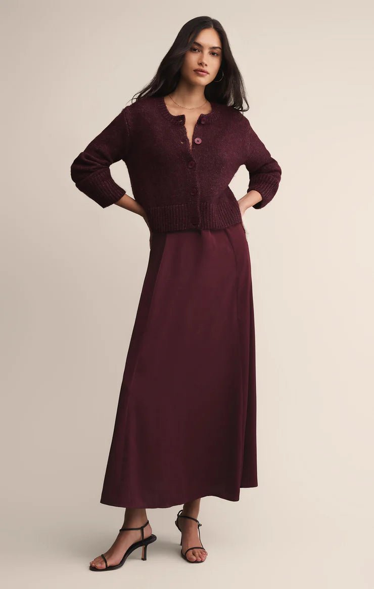 Northpointe Satin Midi Skirt - eloise boutique