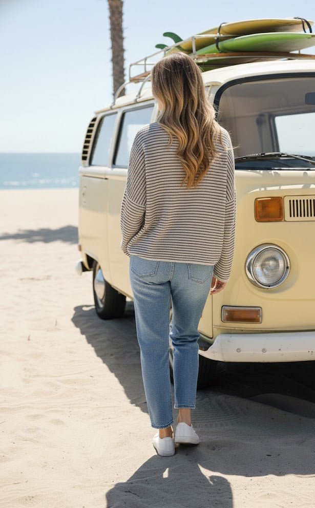 Pin - Striped Piper Cardigan - eloise boutique