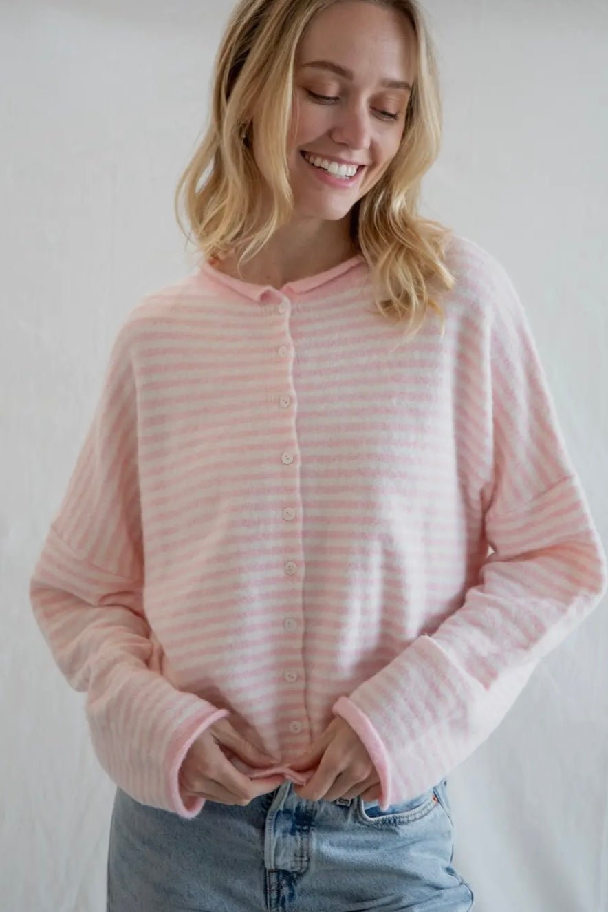 Piper Cardigan - Mini Striped - eloise boutique