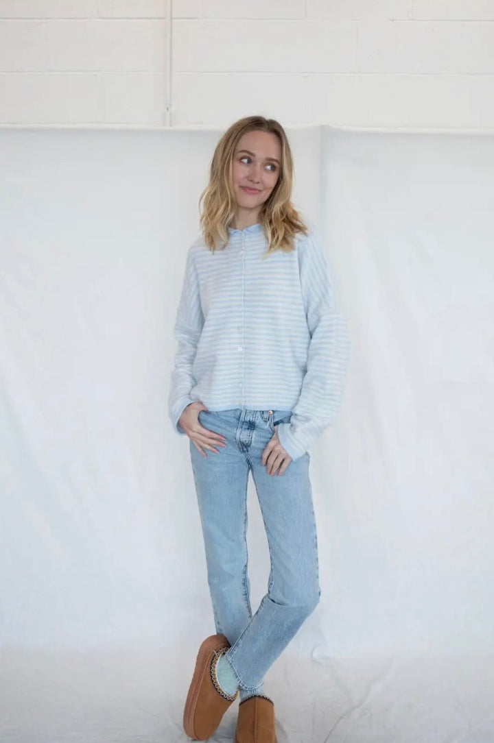 Piper Cardigan - Mini Striped - eloise boutique