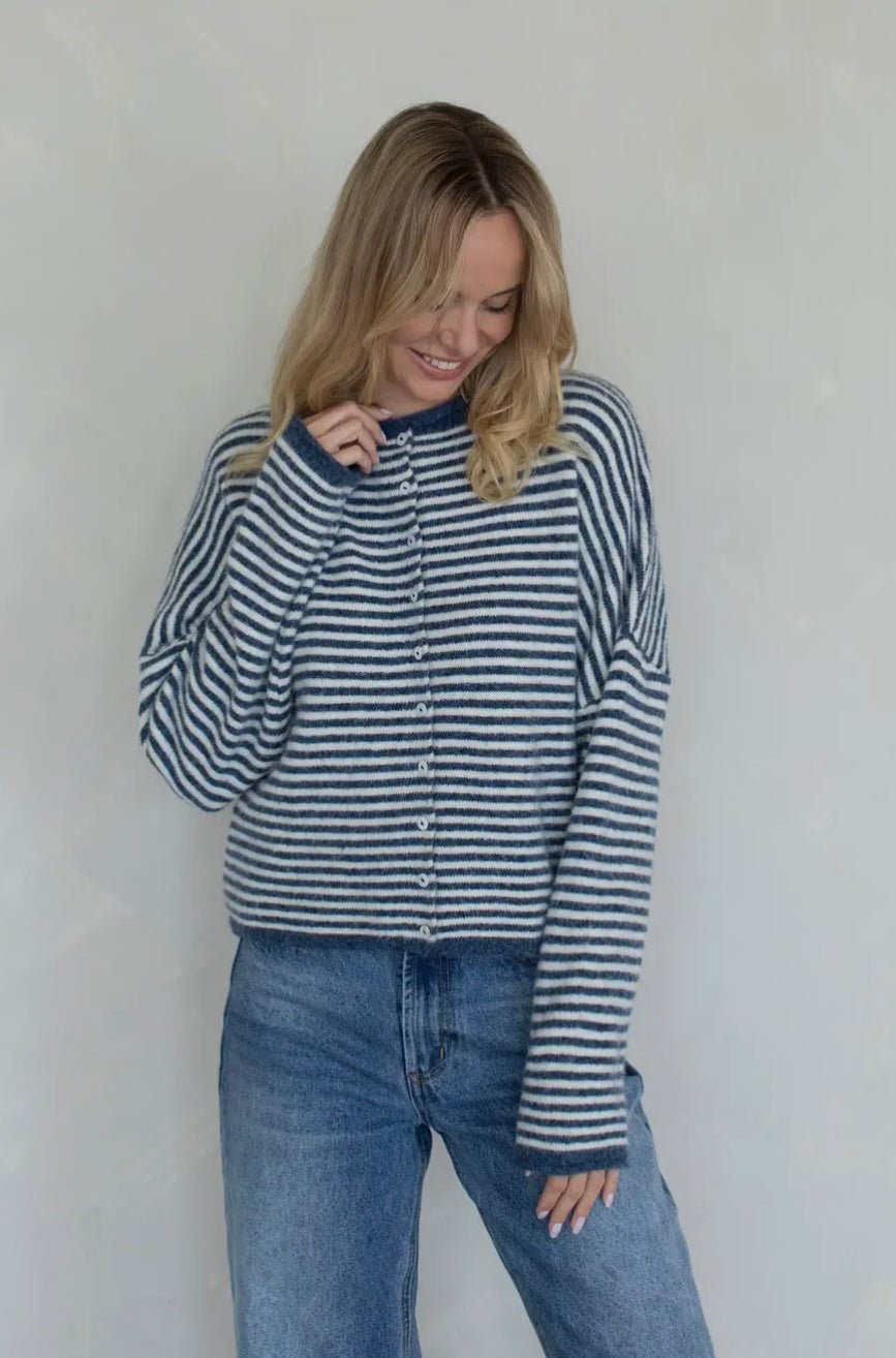 Piper Cardigan - Mini Striped - eloise boutique