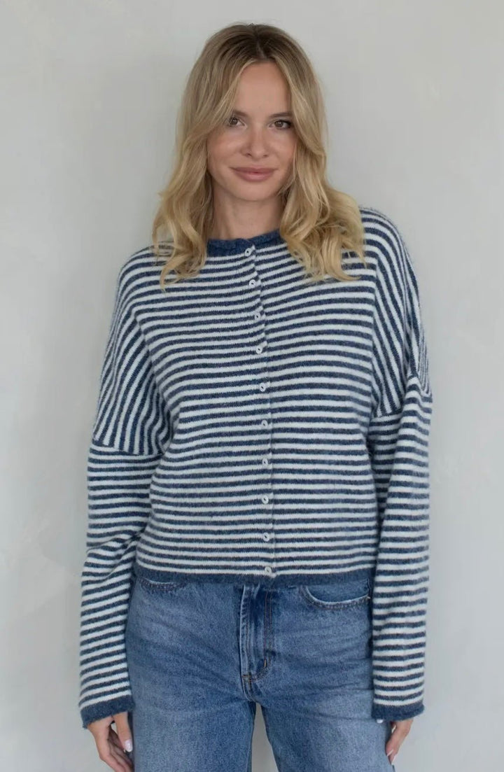 Piper Cardigan - Mini Striped - eloise boutique