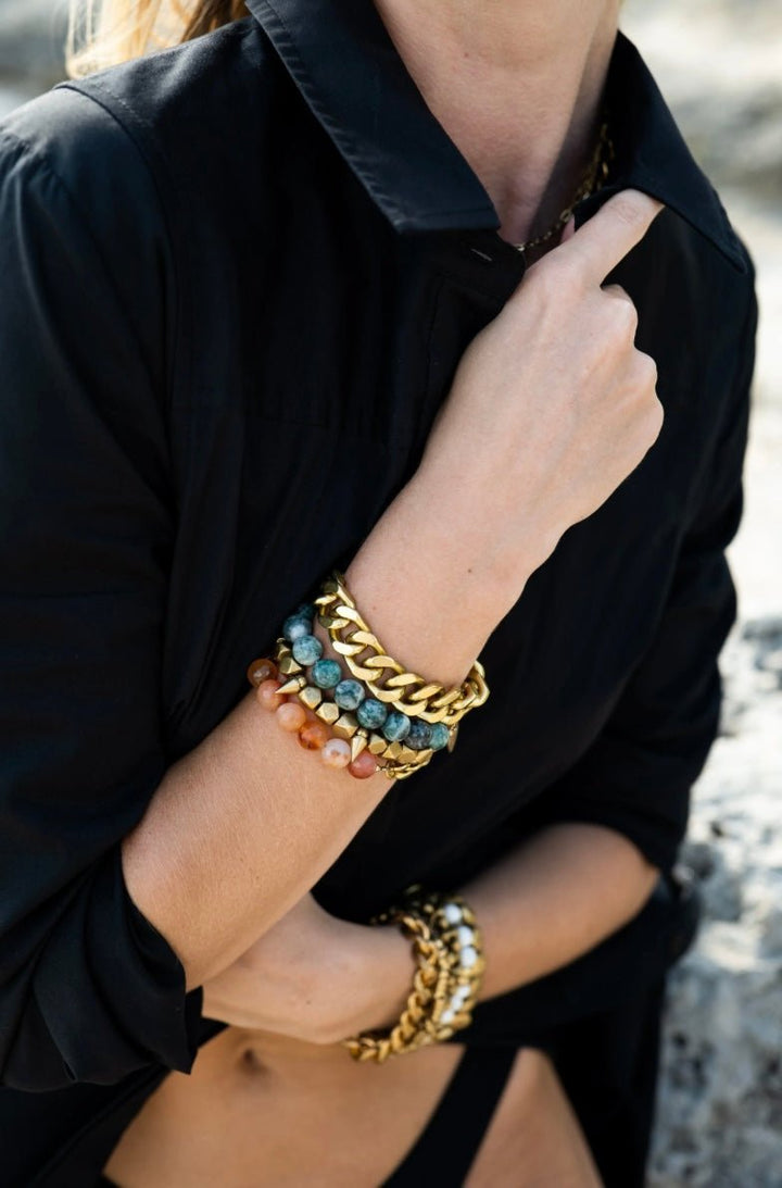 Rachel Nathan Bracelet Chain : Thick Curb 4.0 - eloise boutique