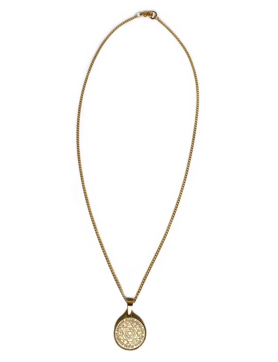 Rachel Nathan Medallion Necklace All Knowing - eloise boutique