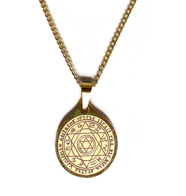 Rachel Nathan Medallion Necklace All Knowing - eloise boutique