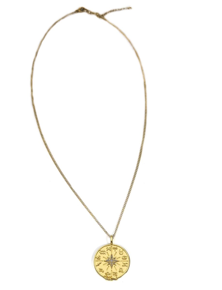 Rachel Nathan Medallion Necklace Direction - eloise boutique