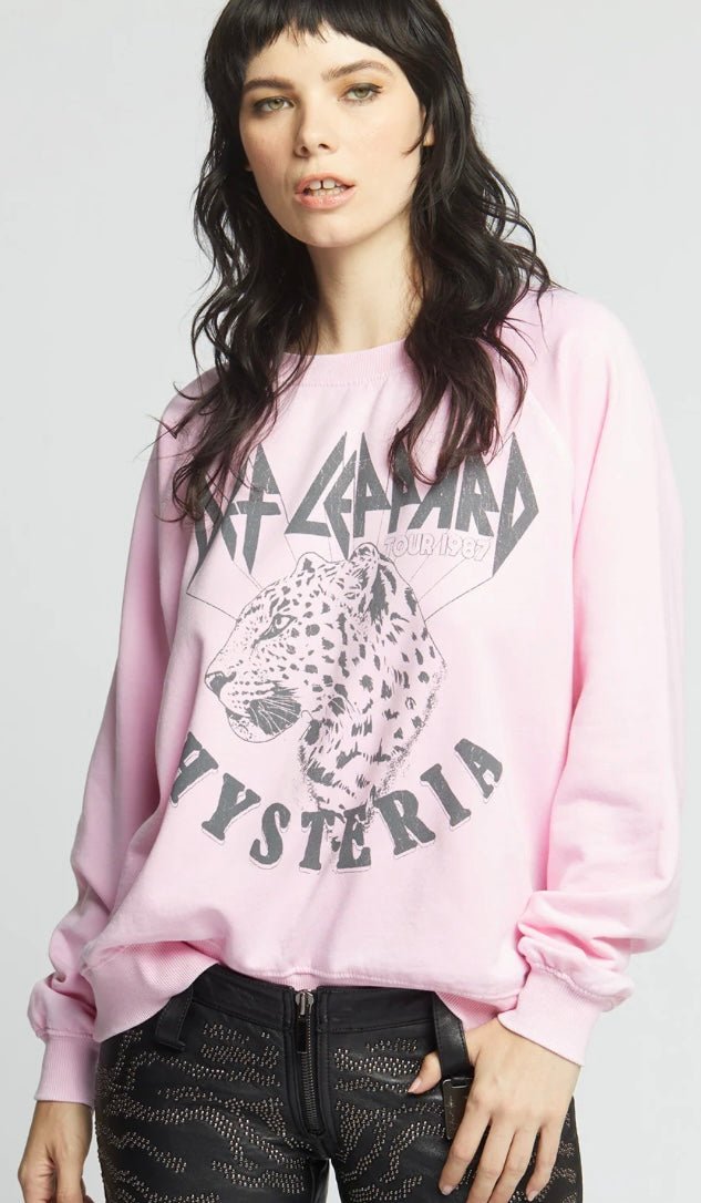 Recycled Karma Def Leppard Love Bites Hysteria Sweatshirt - eloise boutique