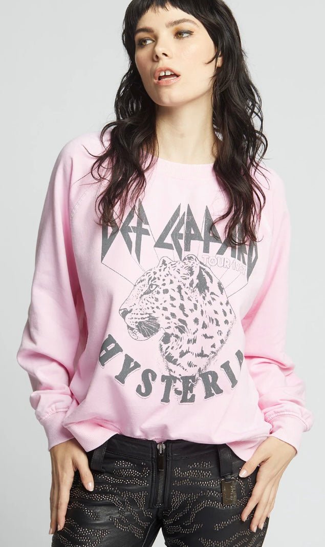 Recycled Karma Def Leppard Love Bites Hysteria Sweatshirt - eloise boutique