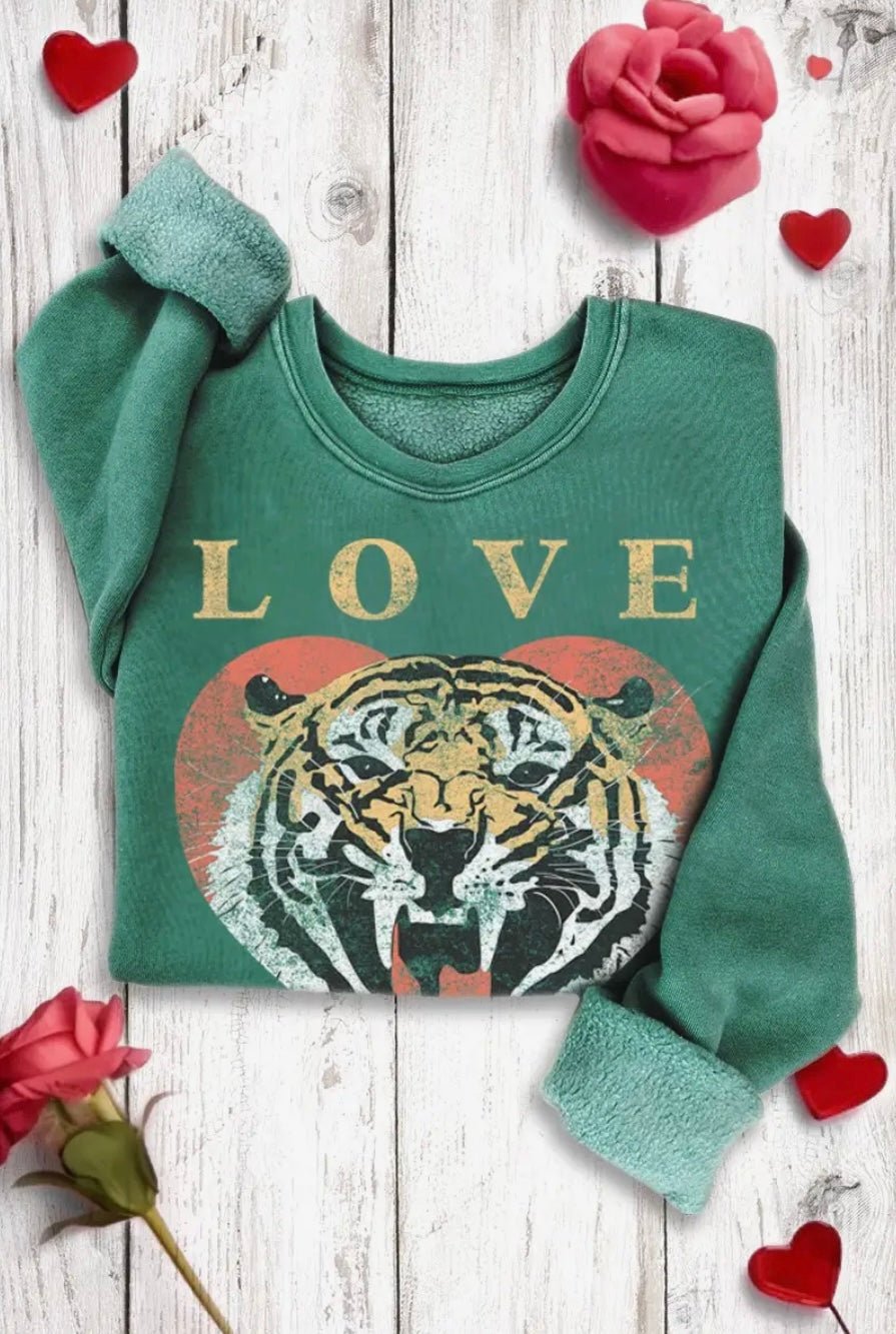 Roaring Romance Graphic Pullover - eloise boutique