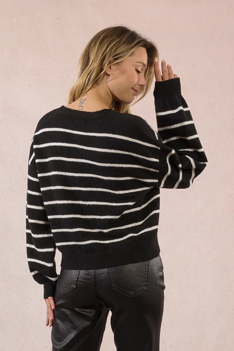 Sailor Heart Knit Sweater - eloise boutique