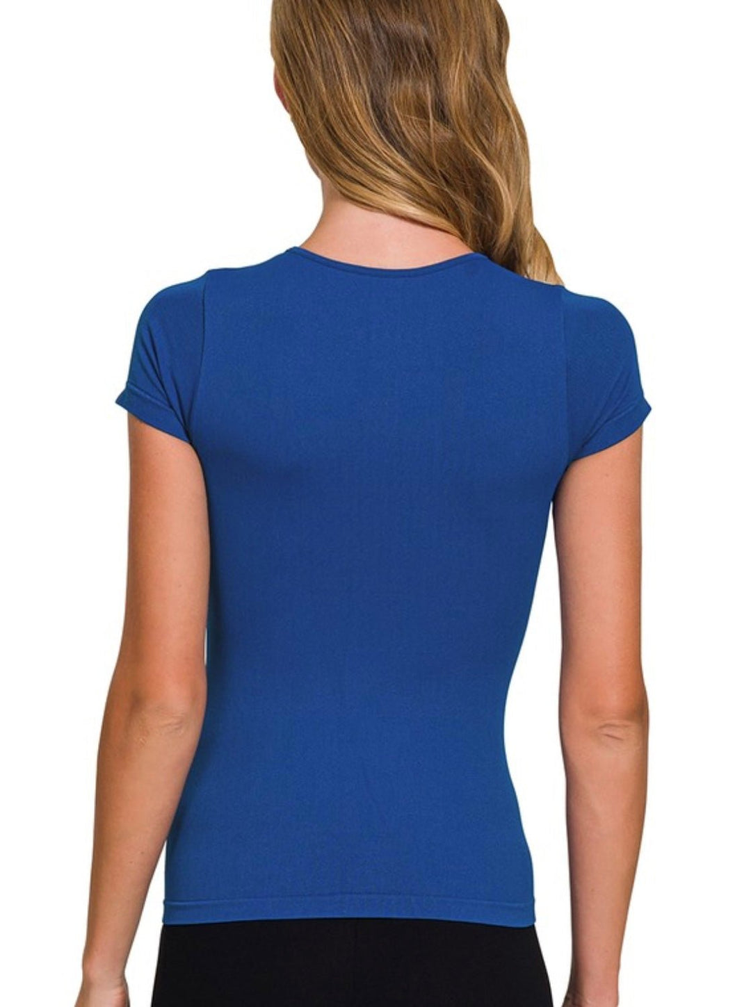 Seamless Crew Neck Tee - eloise boutique