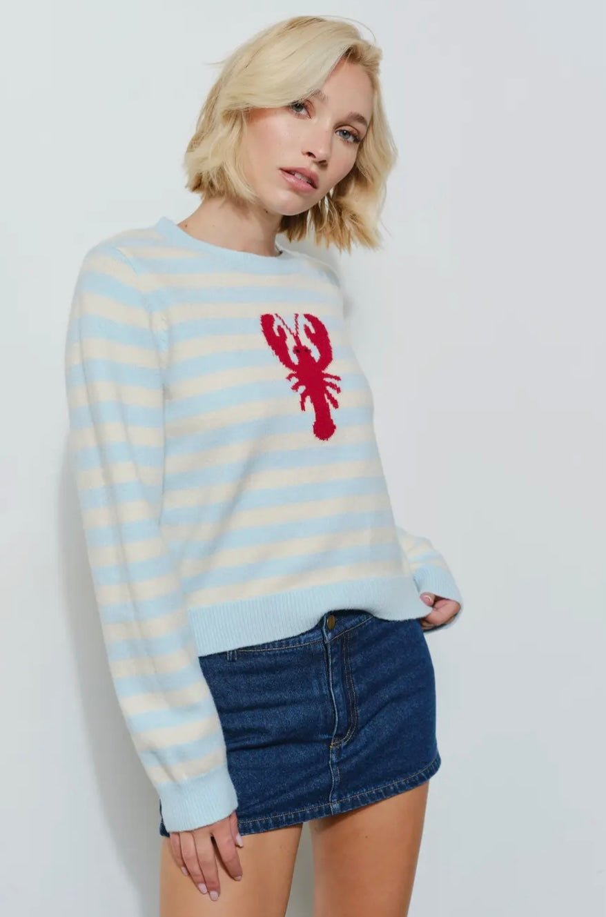 Seaside Striped Lobster Knit - eloise boutique