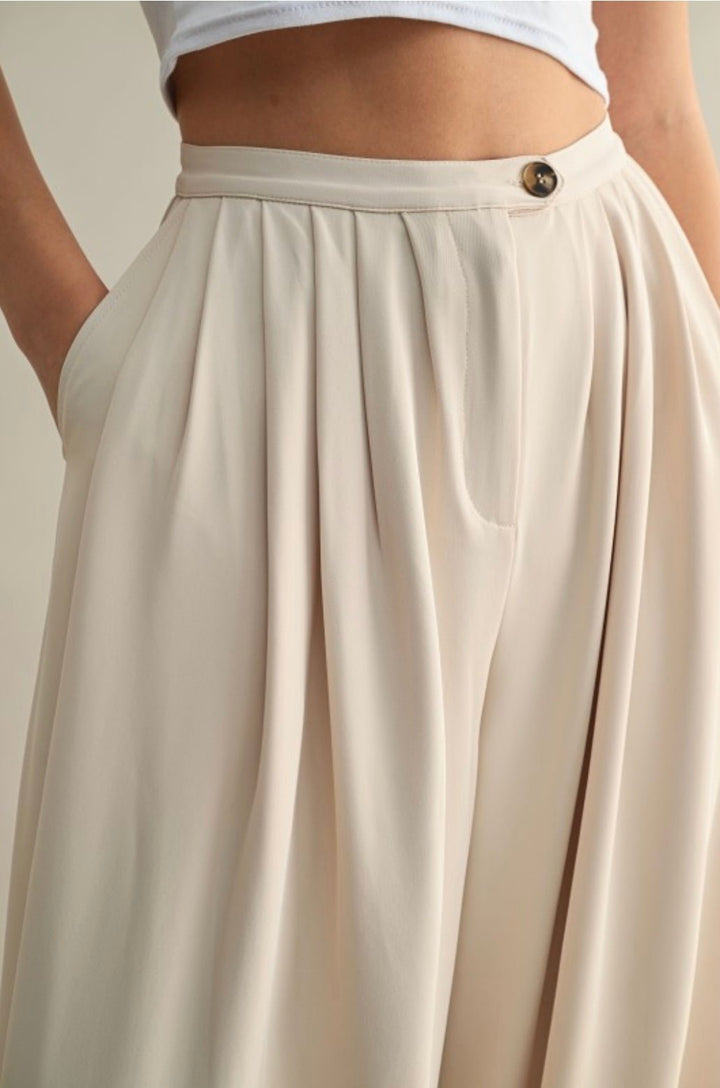 Serene Drape Wide Leg Trouser - eloise boutique