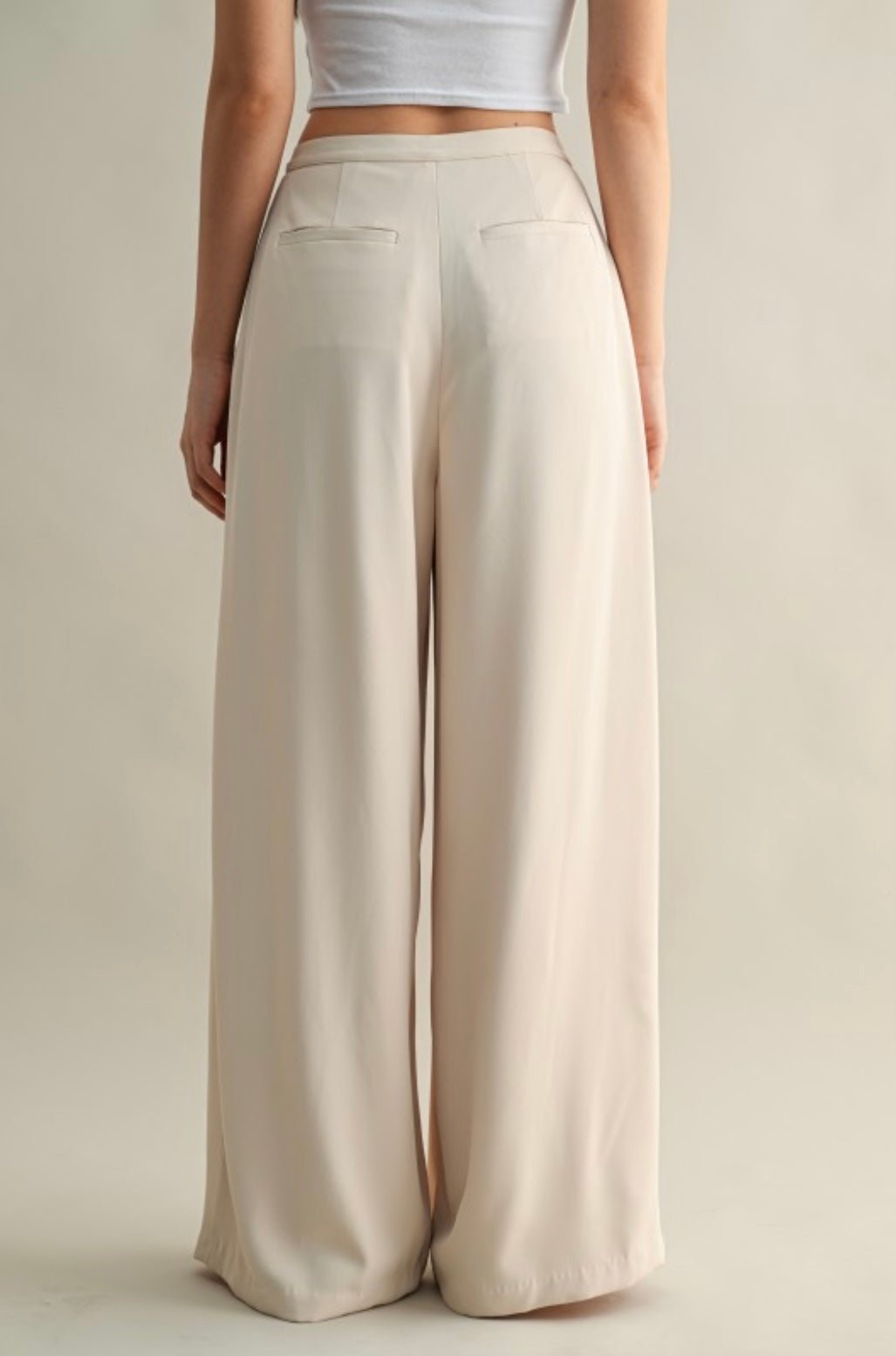 Serene Drape Wide Leg Trouser - eloise boutique