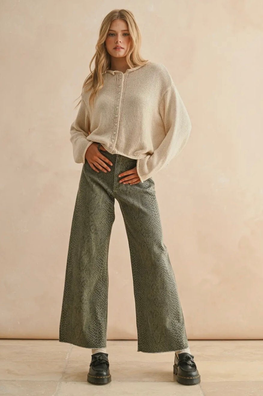 Snake Print Pant - eloise boutique