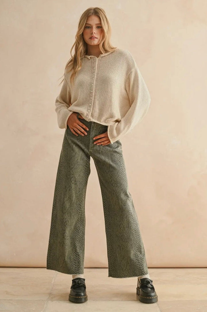 Snake Print Pant - eloise boutique