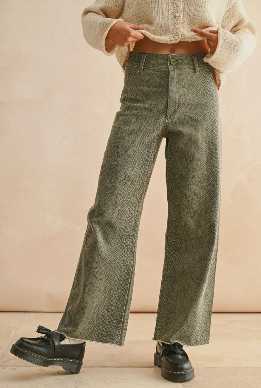 Snake Print Pant - eloise boutique