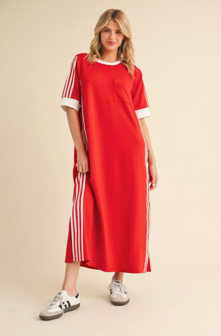Sporty Chic Casual Maxi Dress - eloise boutique