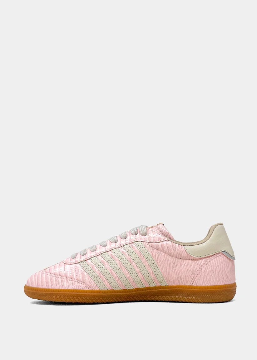 Stevie Sneaker - Pink Lizard - eloise boutique
