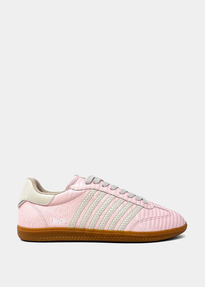 Stevie Sneaker - Pink Lizard - eloise boutique