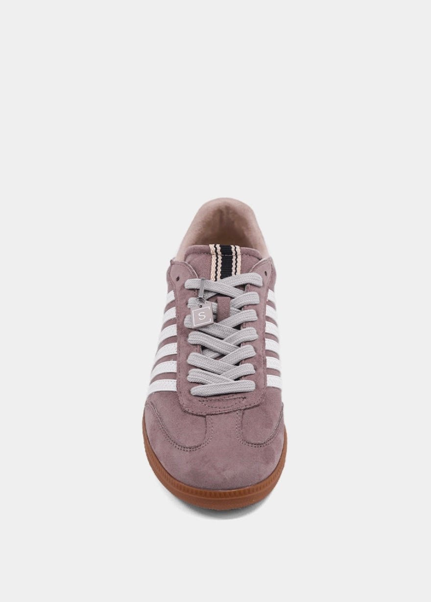 Stevie Sneaker - Taupe Suede - eloise boutique