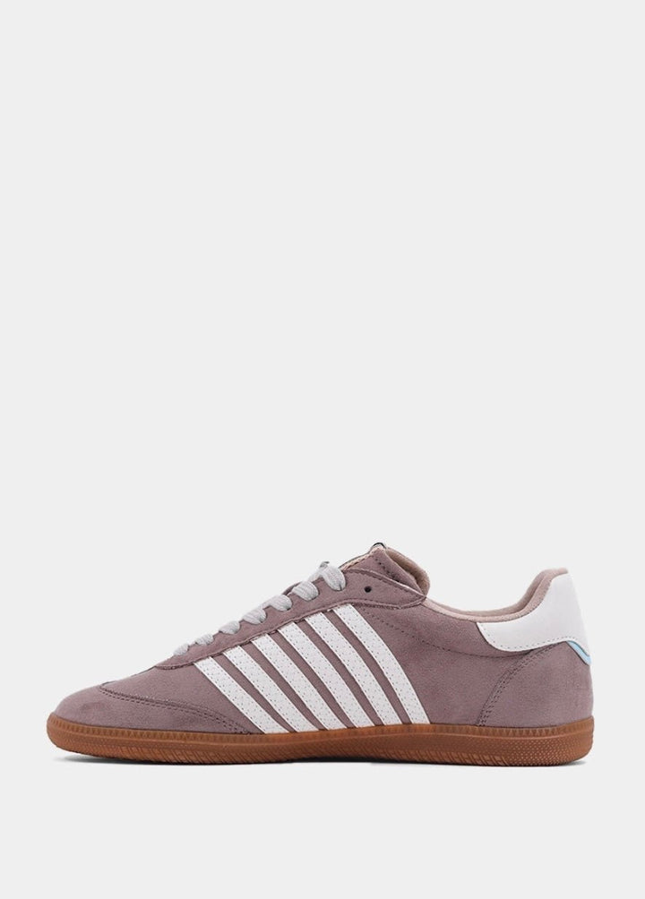 Stevie Sneaker - Taupe Suede - eloise boutique