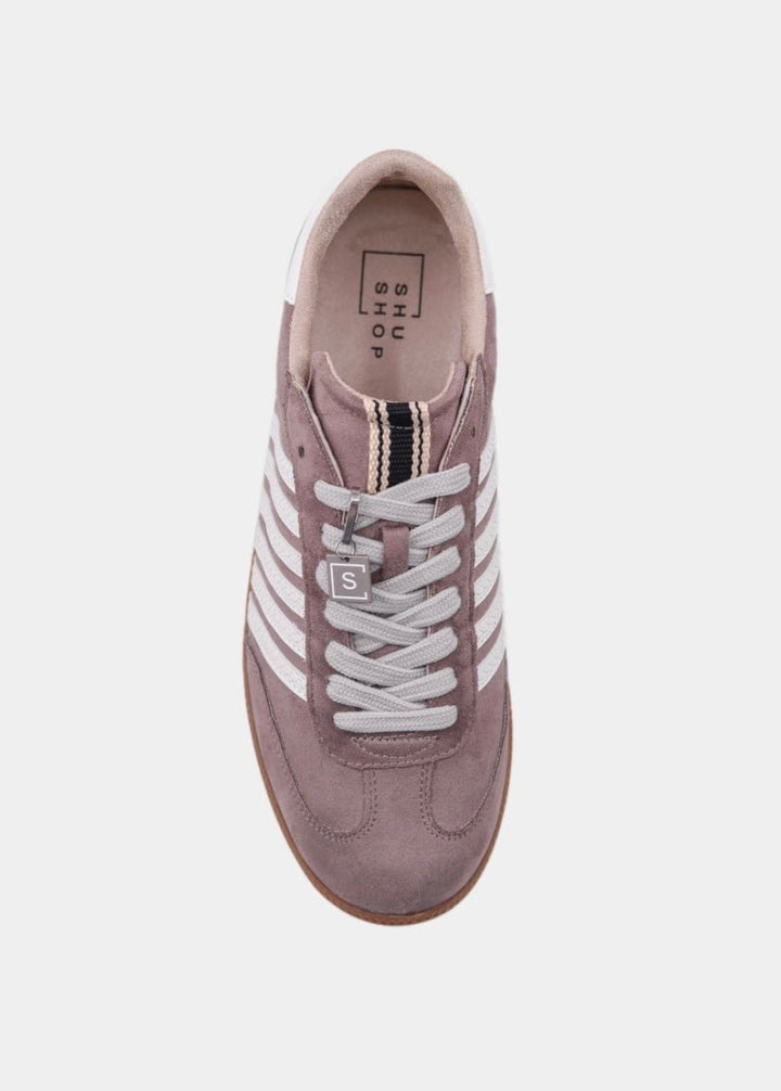 Stevie Sneaker - Taupe Suede - eloise boutique