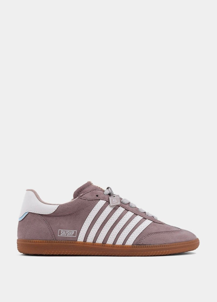 Stevie Sneaker - Taupe Suede - eloise boutique