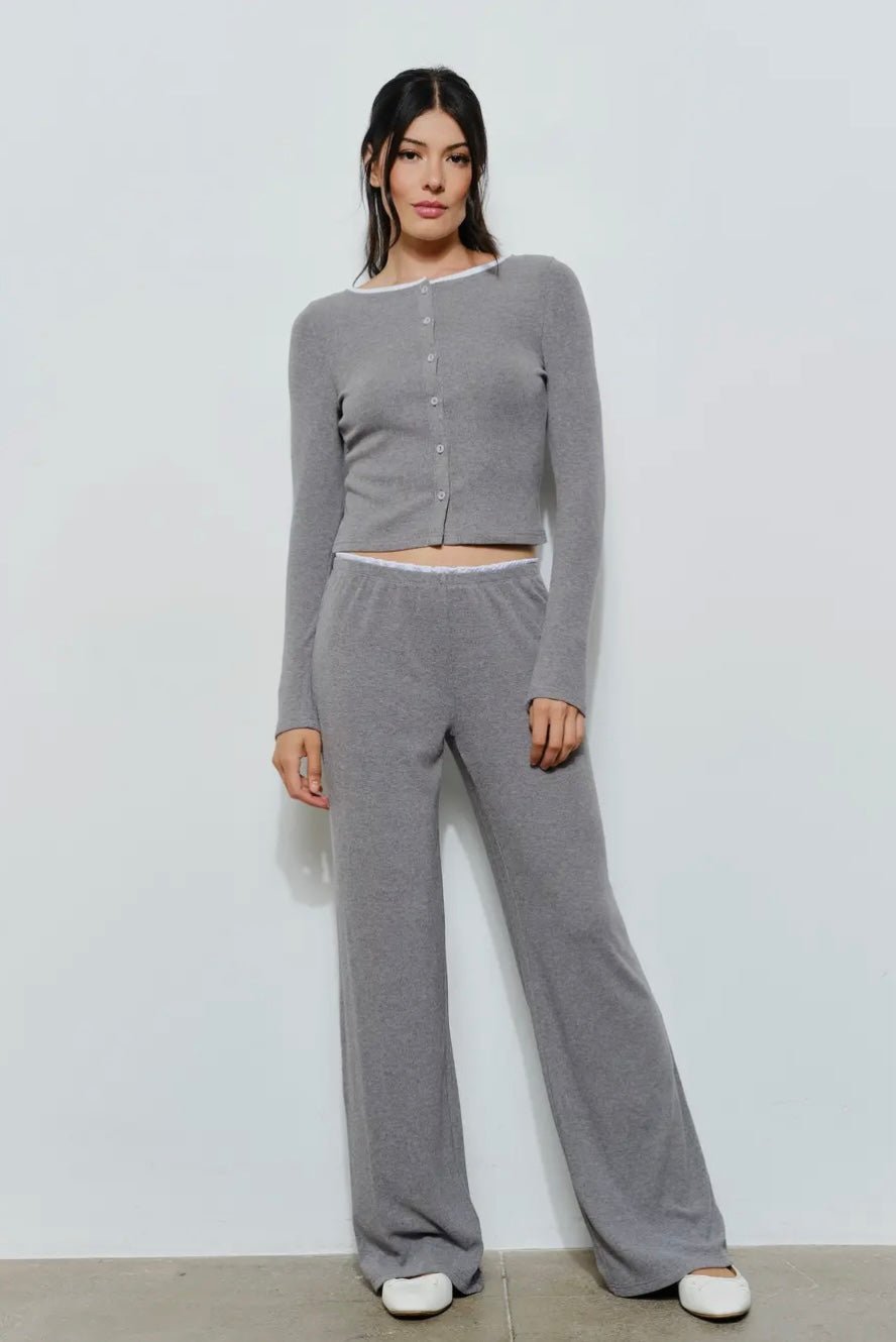 Sunny Ribbed Knit Set - eloise boutique