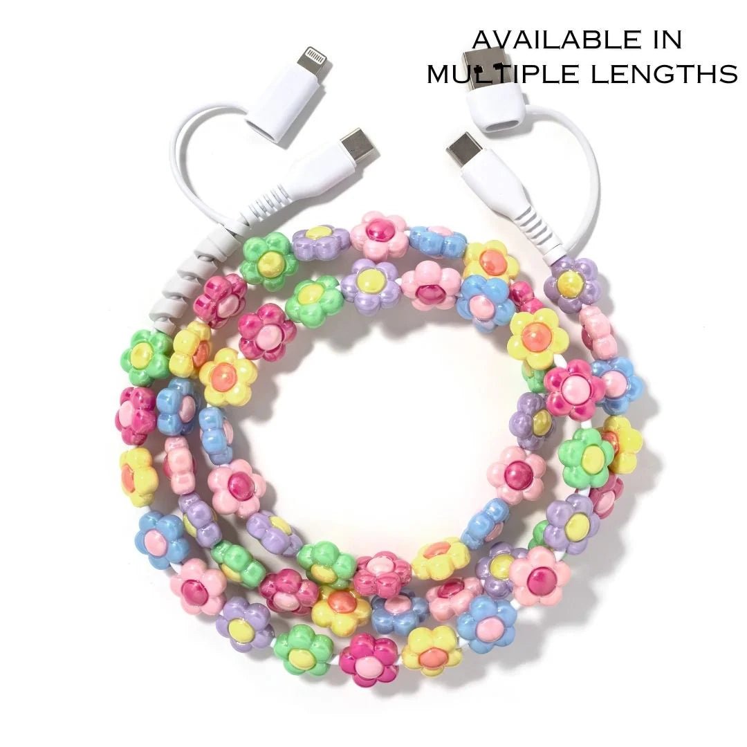 Sunshine Beaded Charging Cable - eloise boutique