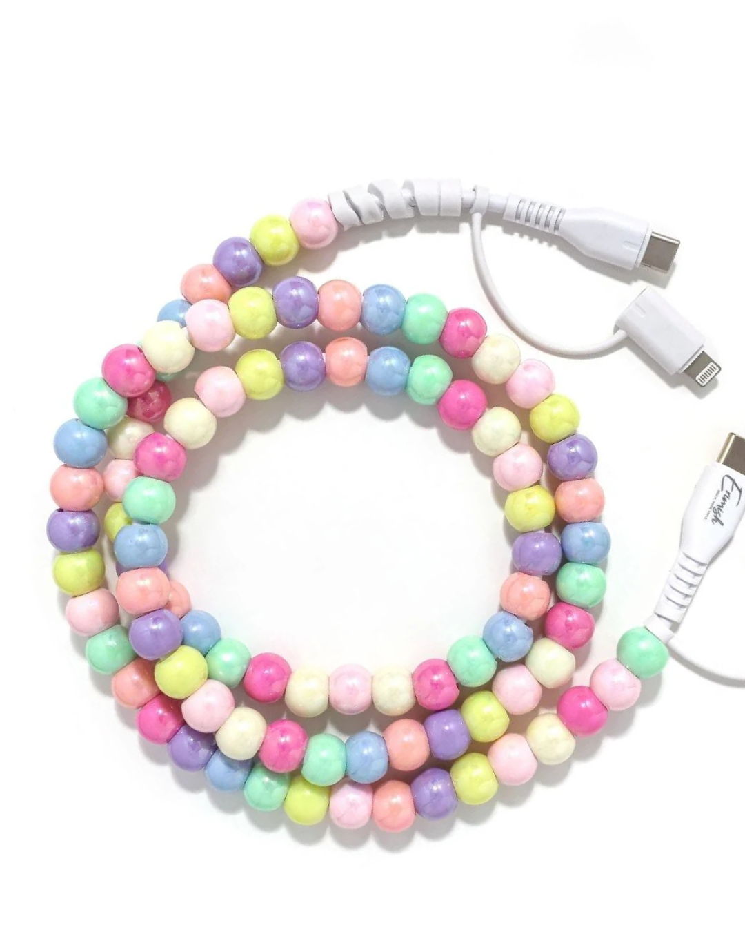 Sweetart Beaded Charging Cable - eloise boutique