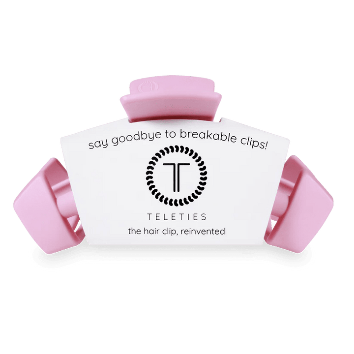 Teleties Classic Merry Pinkmas Large Hair Clip - eloise boutique