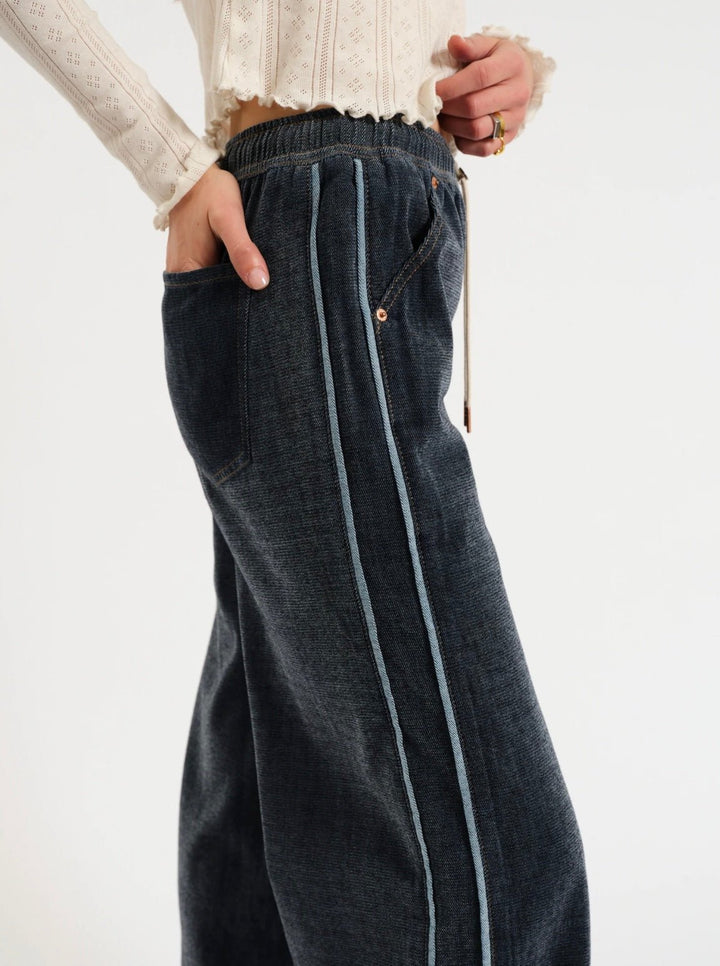 THE COZY JEAN WIDE LEG PULL ON IN SKY WHISPER - eloise boutique