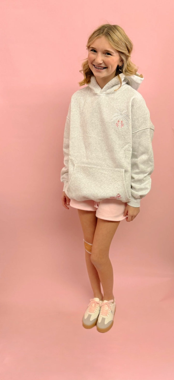 Tropical Palms Hoodie - eloise boutique