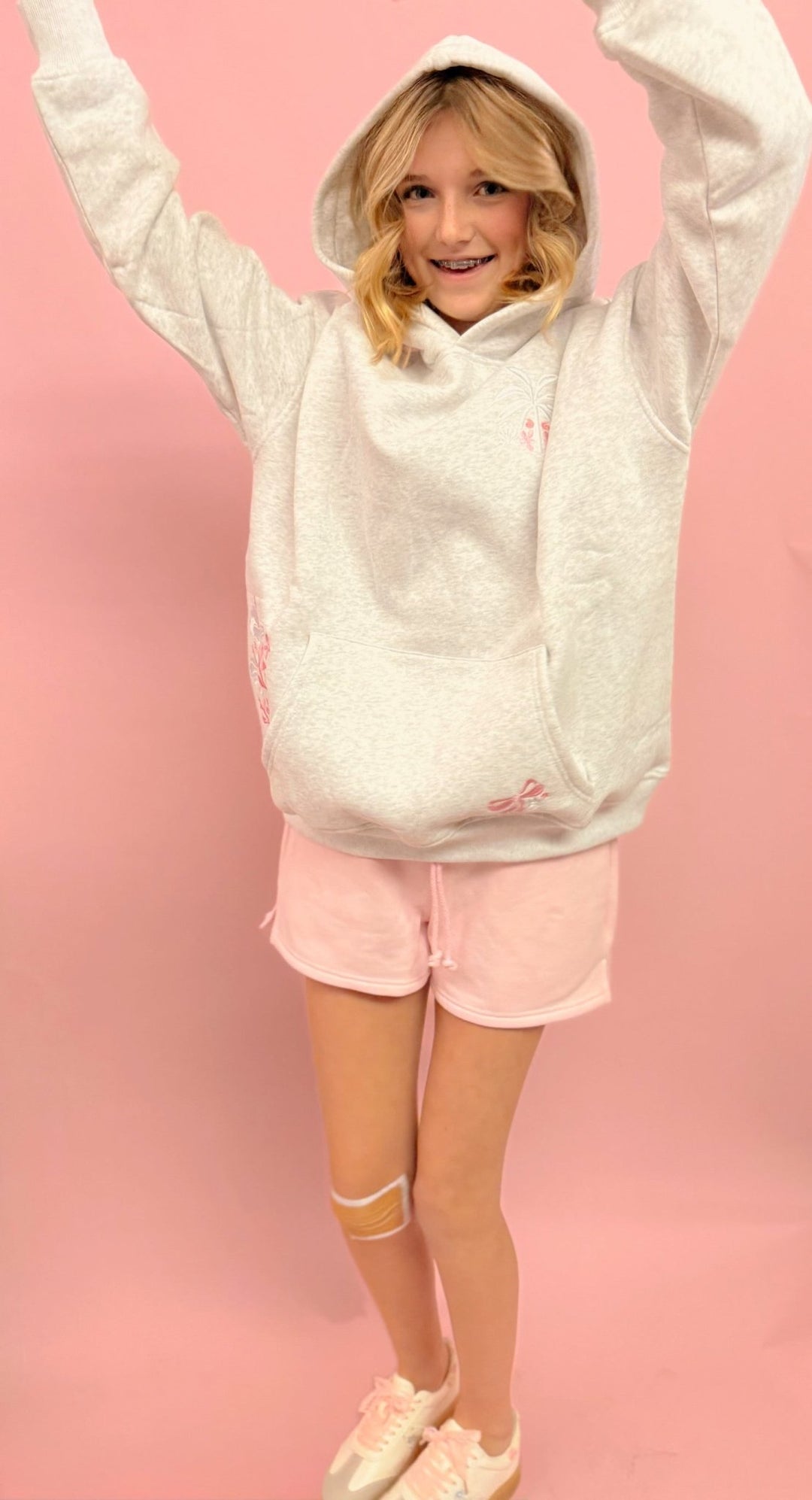Tropical Palms Hoodie - eloise boutique