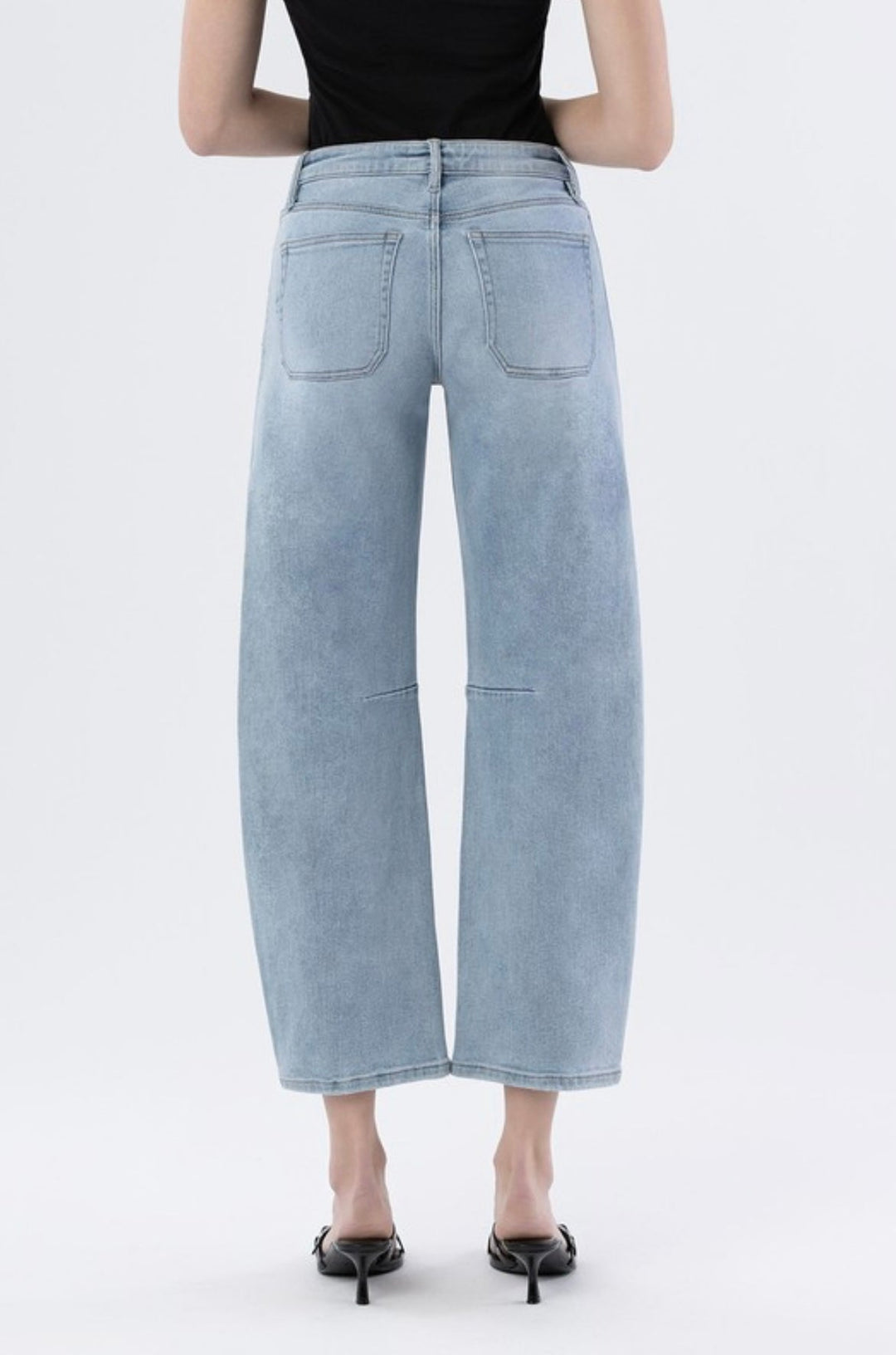 Vervet High Rise Barrel Jean - eloise boutique