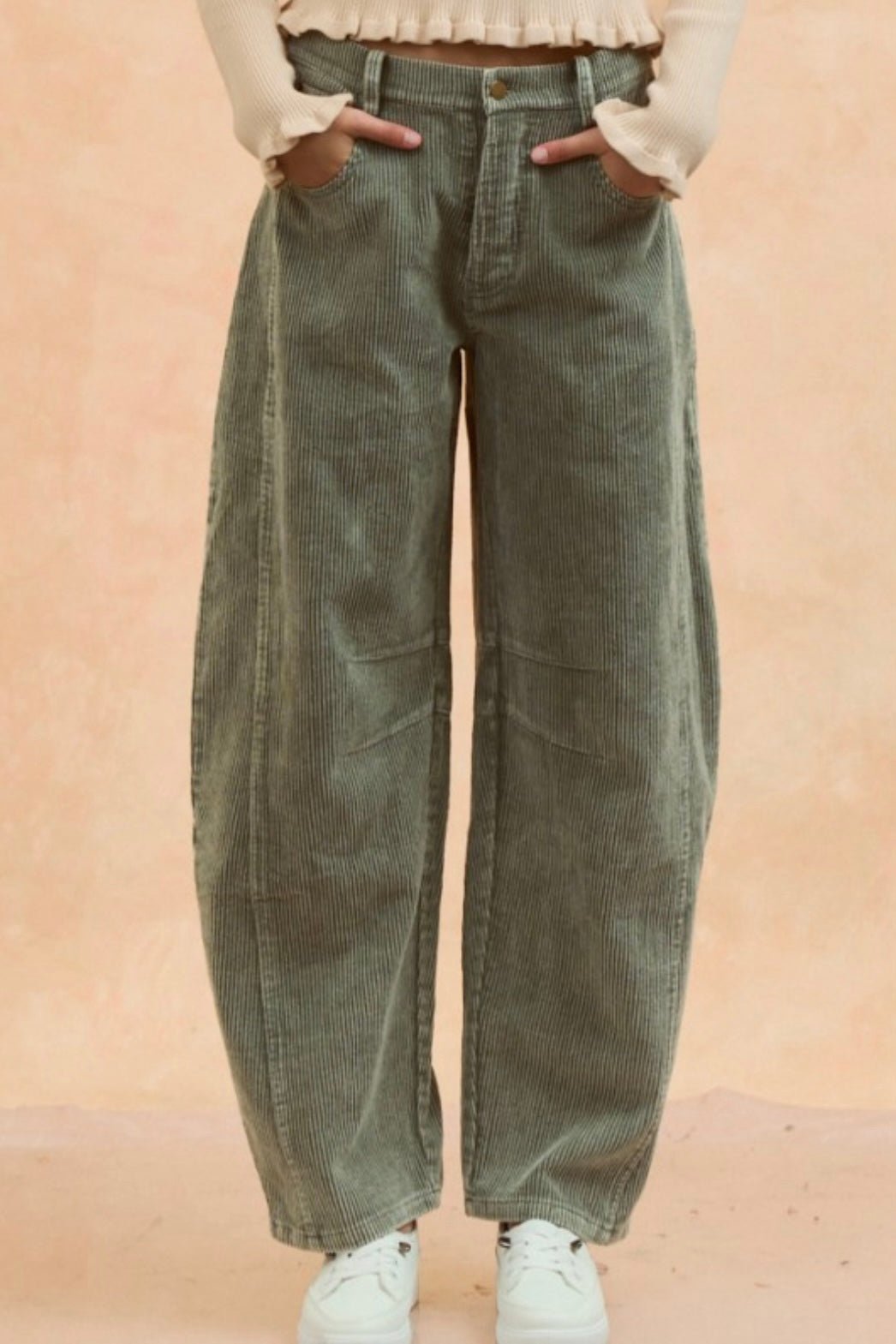 Vintage Washed Charm Corduroy Daydream Pants - eloise boutique