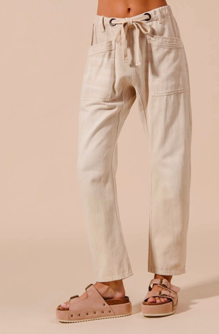Vintage Washed Slim Barrel Pant - eloise boutique